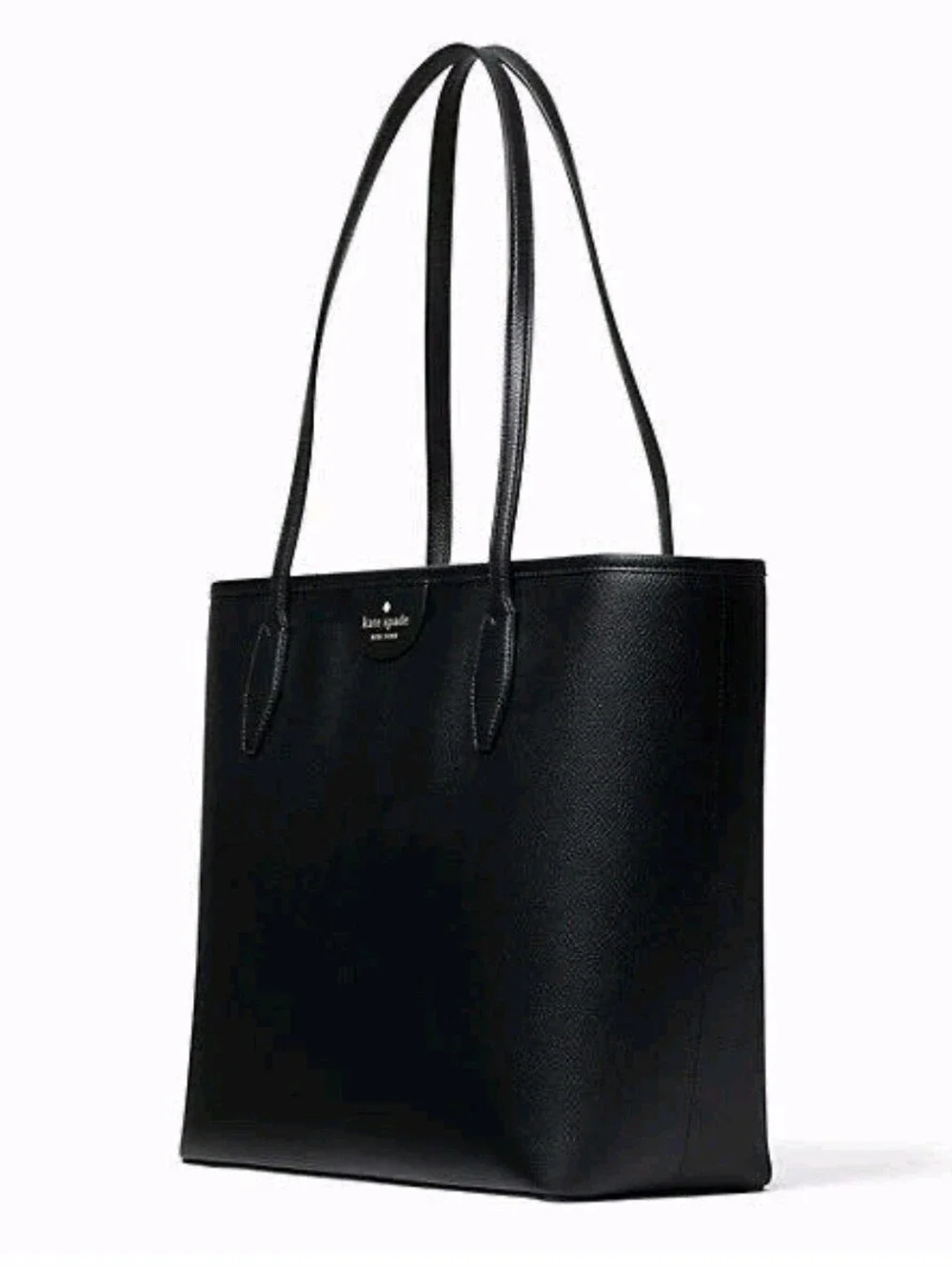 Kate Spade Lori Black Pebbled Leather Tote Bag